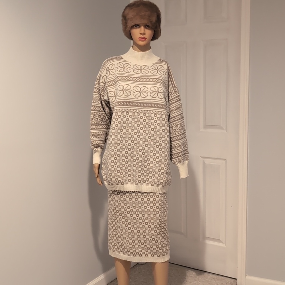 Vintage 80s Morgano wool set